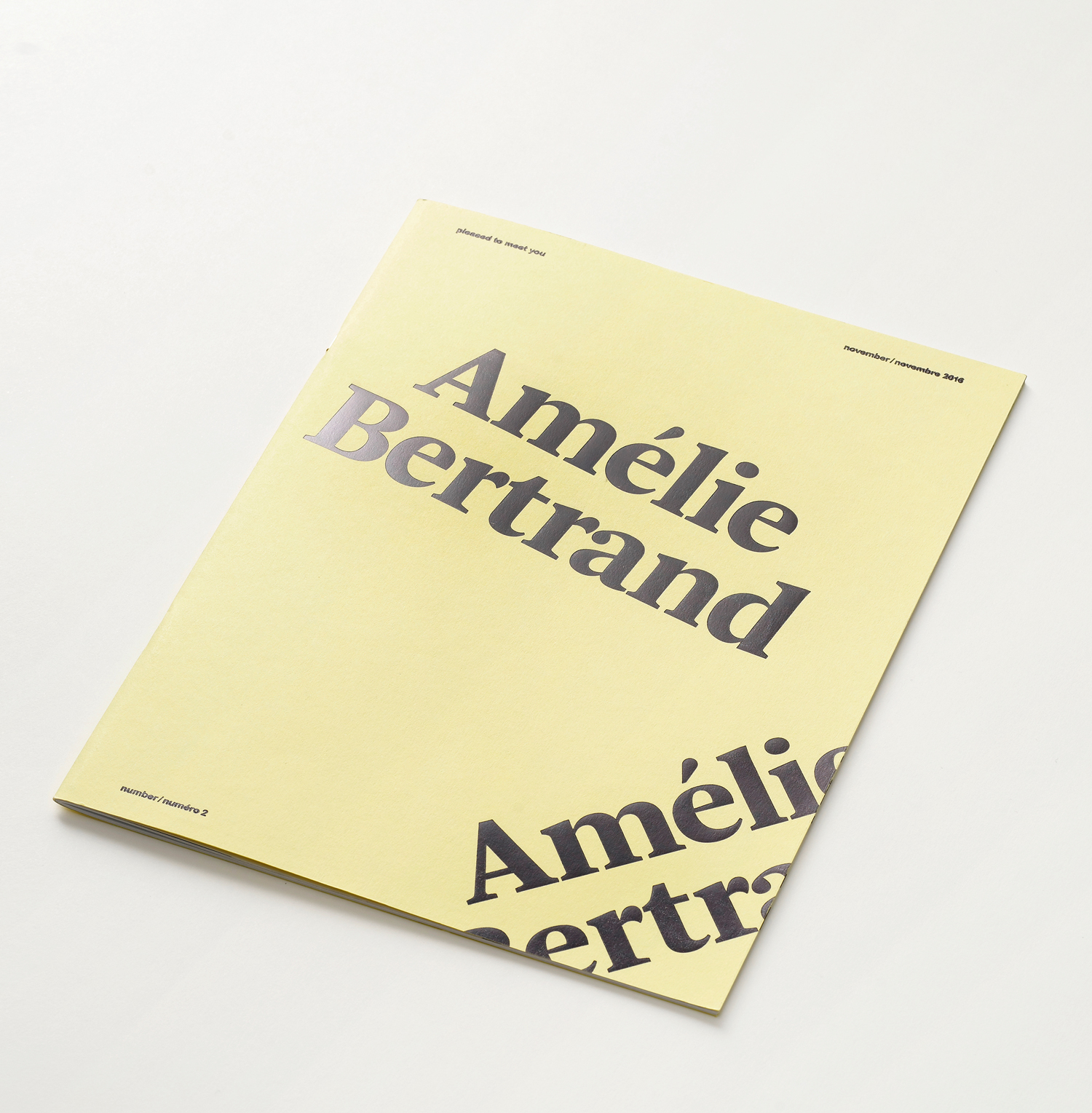 Pleased to meet you #2 - Amélie Bertrand