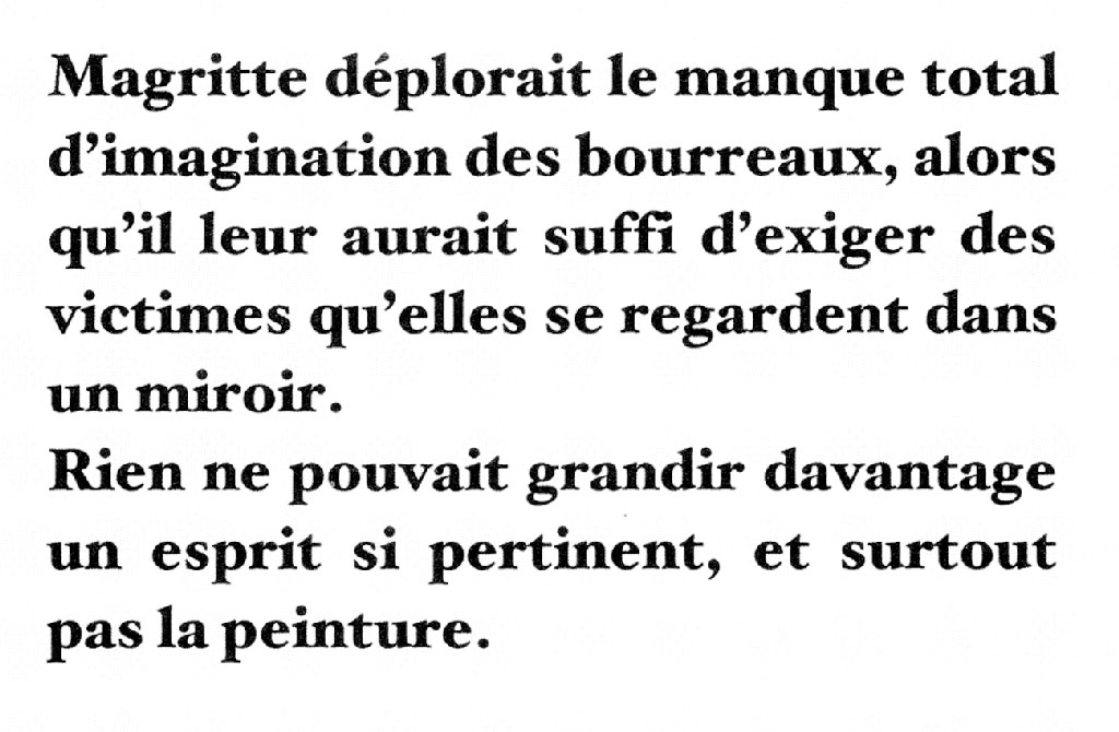 Magritte déplorait - Ernest T.