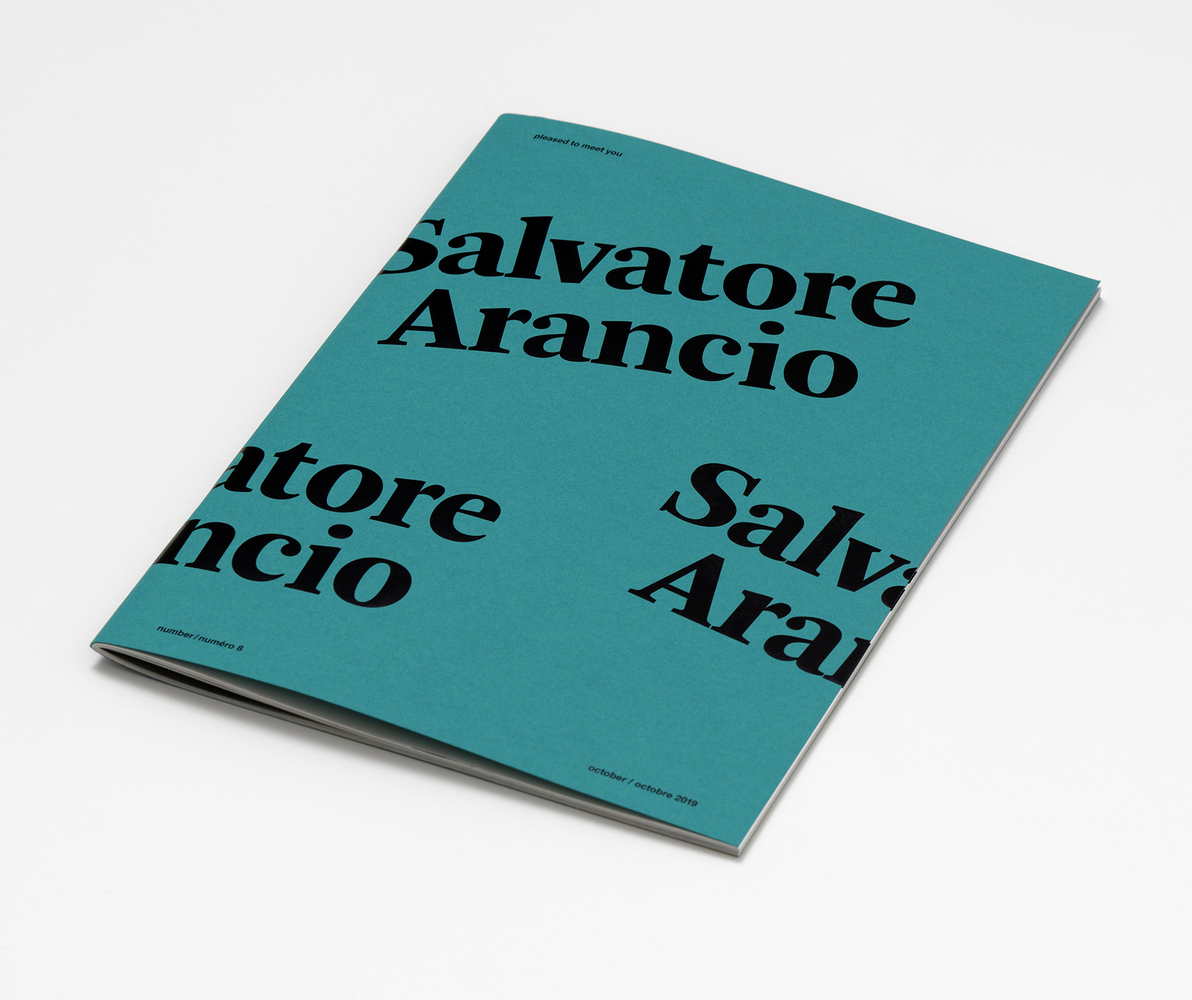 Pleased to meet you #8 - Salvatore Arancio