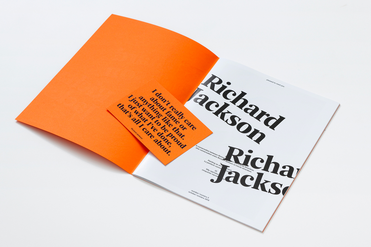 Pleased to meet you #5 - Richard Jackson