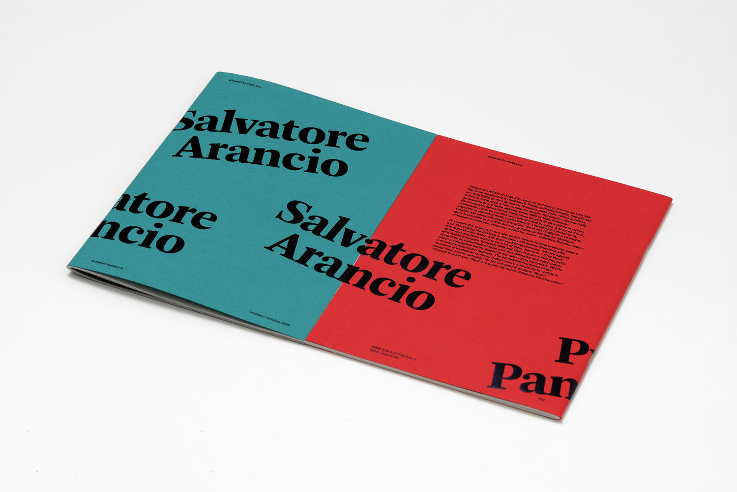 Pleased to meet you #8 - Salvatore Arancio