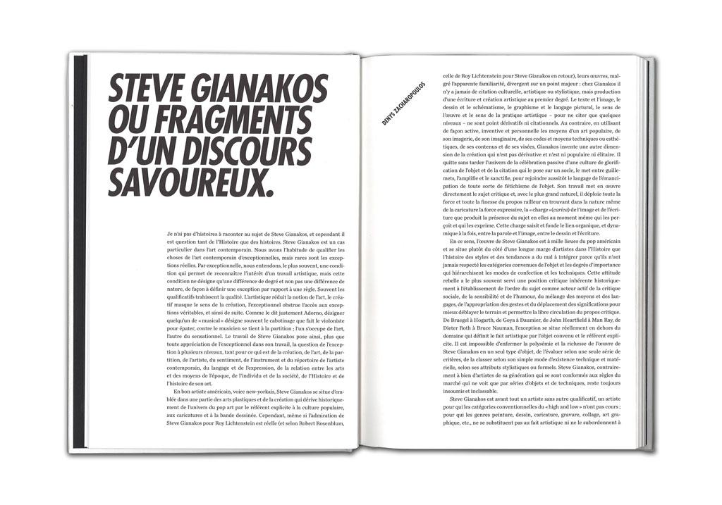 Monographie - Steve Gianakos