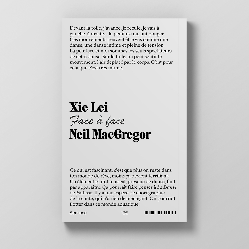 Face à Face, Neil MacGregor - Xie Lei